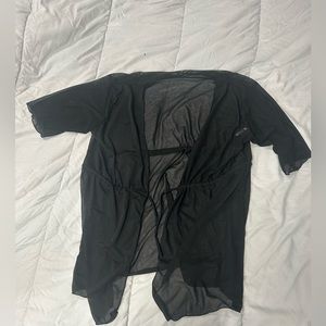 Black Swimsuit Cover Up